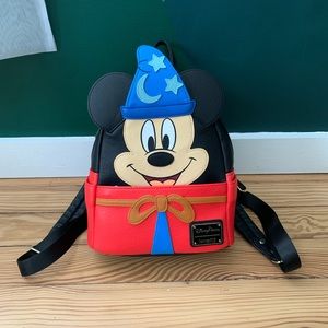 Loungefly Ink & Paint Sorcerer Mickey Mini Backpack
